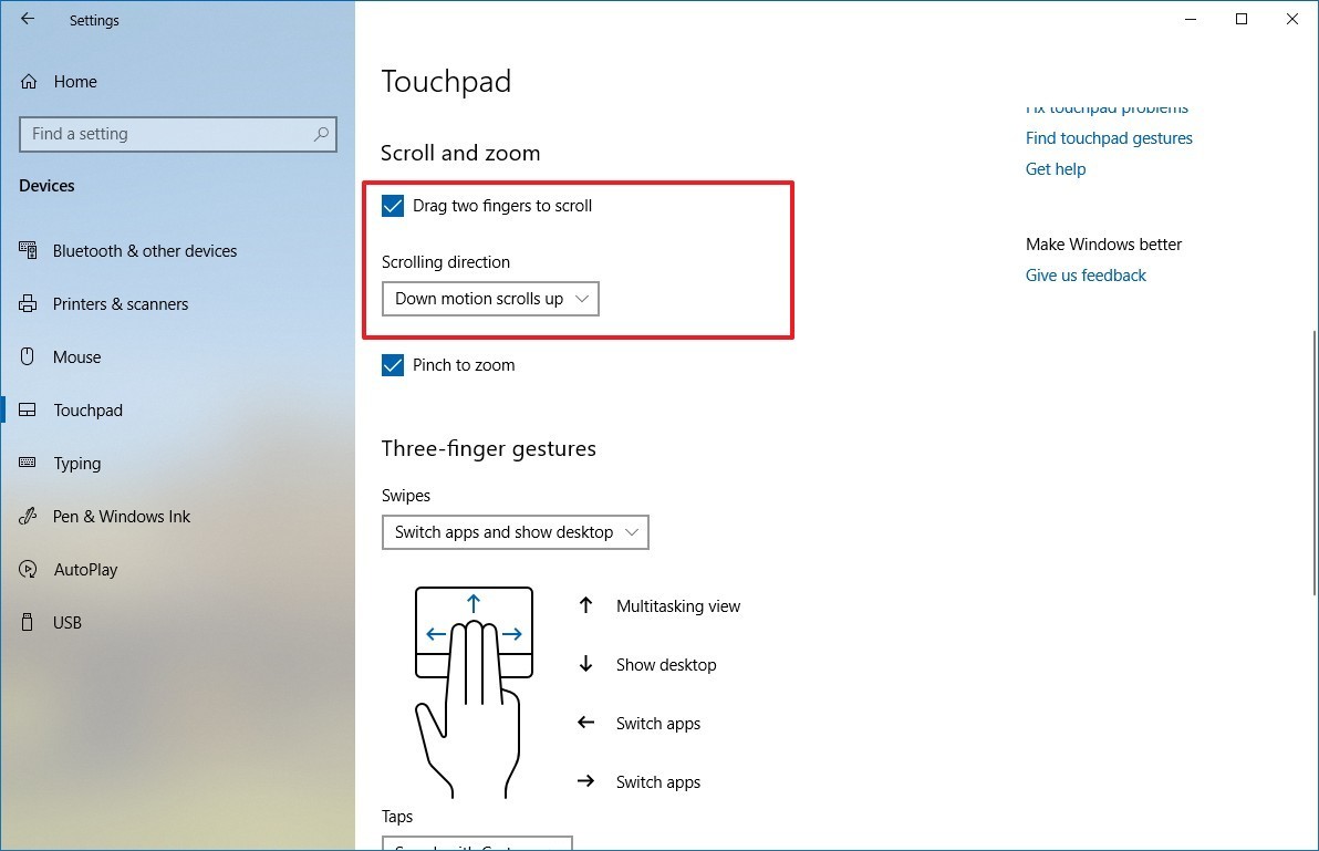 how to install touchpad driver windows 10